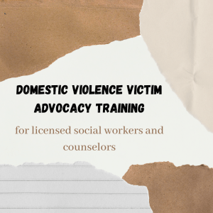 DV Advocacy Training
